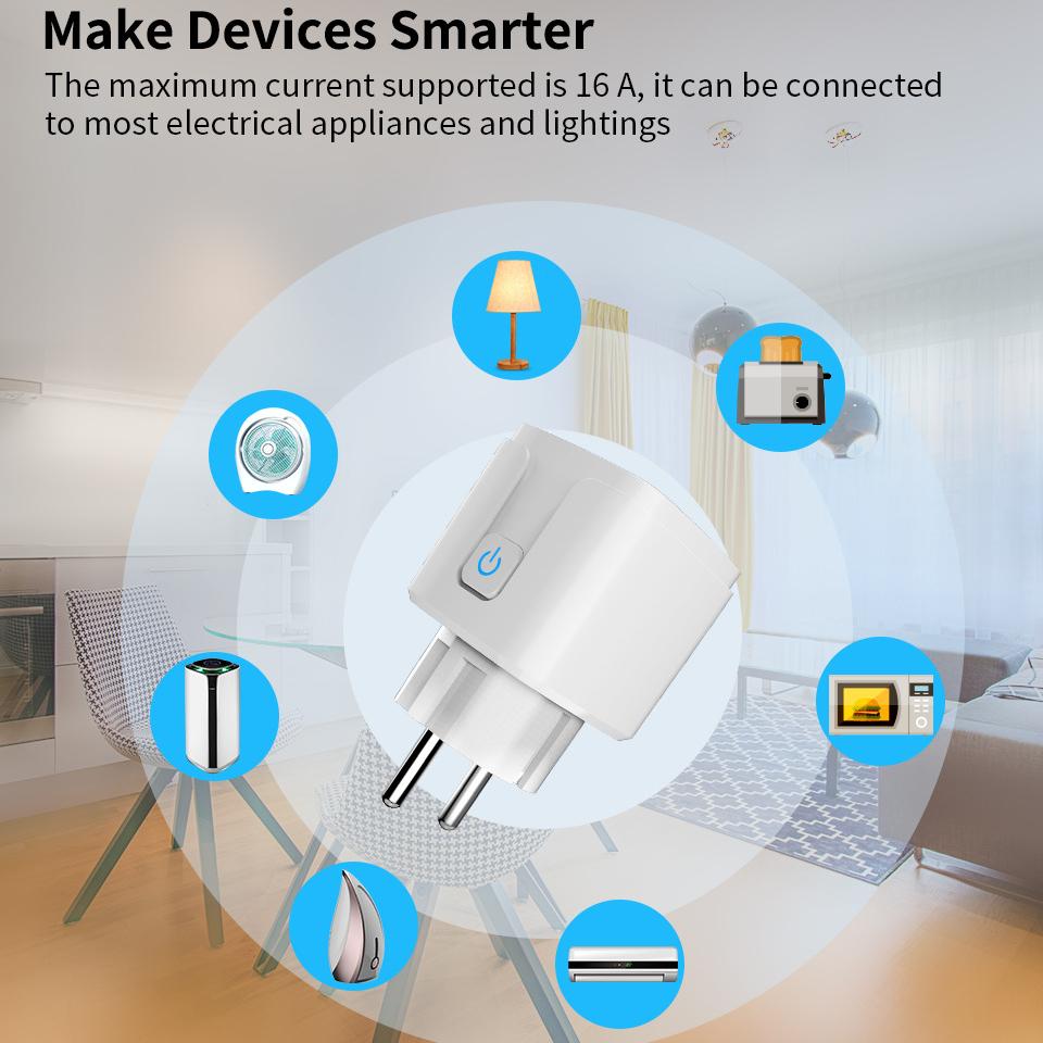 Francouzská zásuvka Graffiti WiFi Smart Socket Hlasové ovládání Mobilní telefon Dálkový spínač časování Předpisy pro detekci napájení Zásuvka