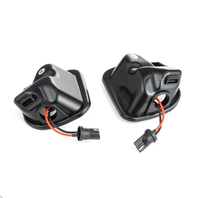 2x White LED Under Side Mirror Puddle Light Lamp For VW Volkswagen Jetta 10-15/EOS 09-11/Passat B7 2010~/CC 09-12/Scirocco 09-14