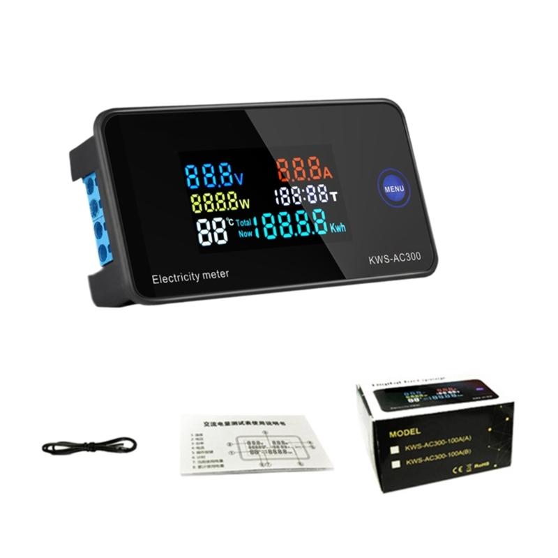 

20A Voltmeter Ammeter AC300 Electrical Measurement Tool Simple for Electricians & Engineers in Homes & Industrial Setting 1