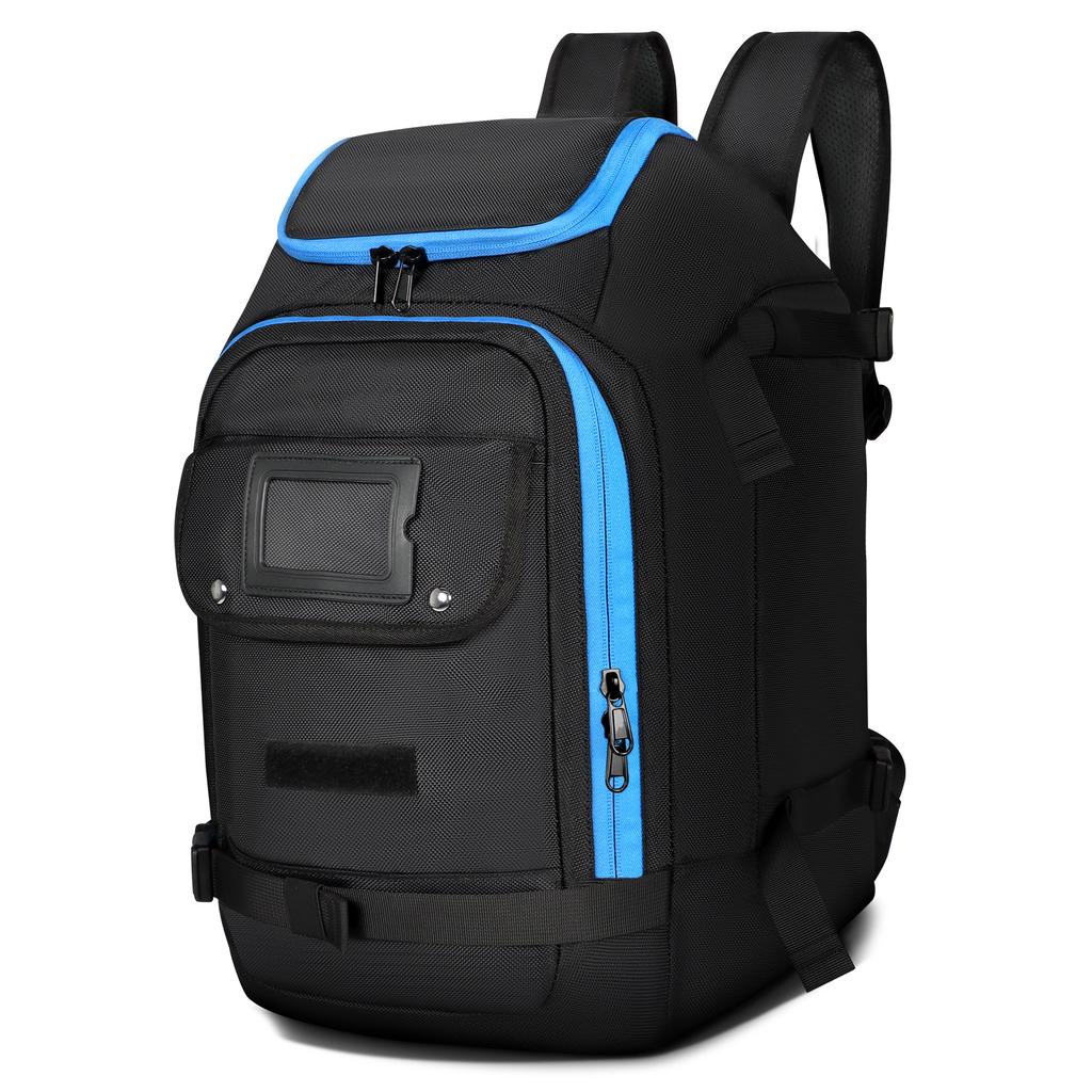 Snow Boots Snowboard Backpack, Oxford Cloth Waterproof and Wear-resistant Skateboard Outdoor Travel Bag Large Capacity Storage