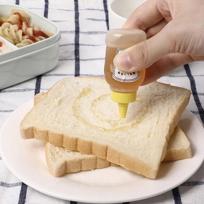 2 Τεμάχια Μίνι Μπουκάλι Σάλτσας Καρυκευμάτων Φορητό Δοχείο Ντομάτας Σάλτσας Σαλάτας