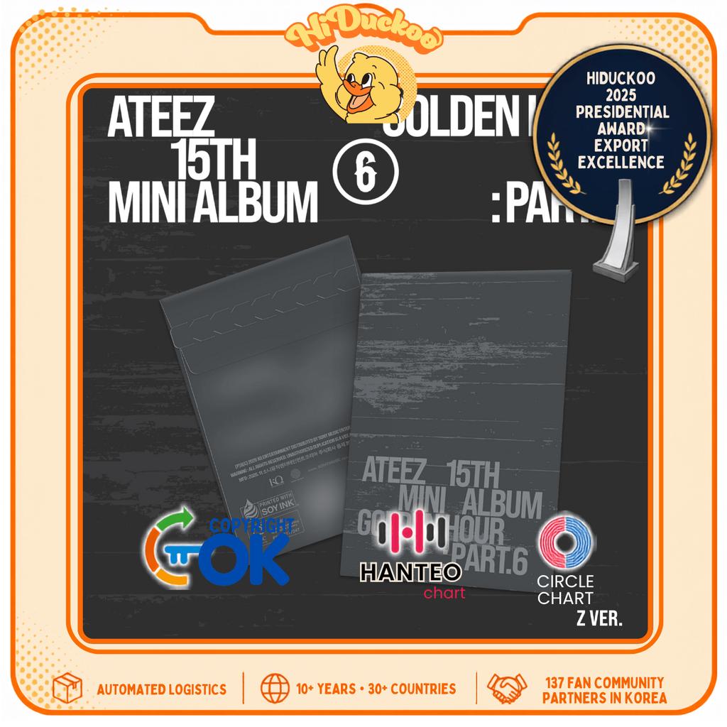 [VORBESTELLUNG] ATEEZ (15. MINI-ALBUM) - GOLDENE STUNDE : Teil 6 (Zufällige DIGIPACK-EINHEIT ver.)