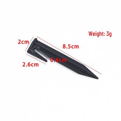 Çim Biçme Makinesi ve Bahçe Yabani Ot Bariyer Kumaşı için 8.5CM Plastik Yer Kazıkları.