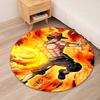 One Piece Printed Round Rug Carpet Chair Rug Area Rug Entryway Doormats,for Office Chair Living Room Bedroom Kitchen Room.