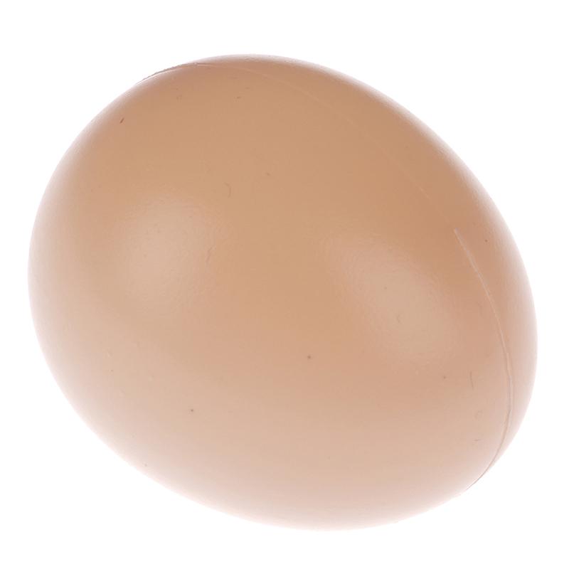 5Pcs Fake Dummy Egg Hen Poultry Chicken Joke Prank Plastic Eggs Home Party Decor