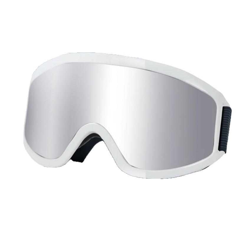 Winter ski goggles for men and women, suitable for those with prescription glasses, large frame with straps, windproof outdoor goggles for cycling