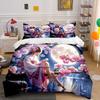 "Cherry Blossom Moonlit Decor Set" Bedding Set with 1 Duvet Cover 2 Pillowcases Single Double King Queen, Gift