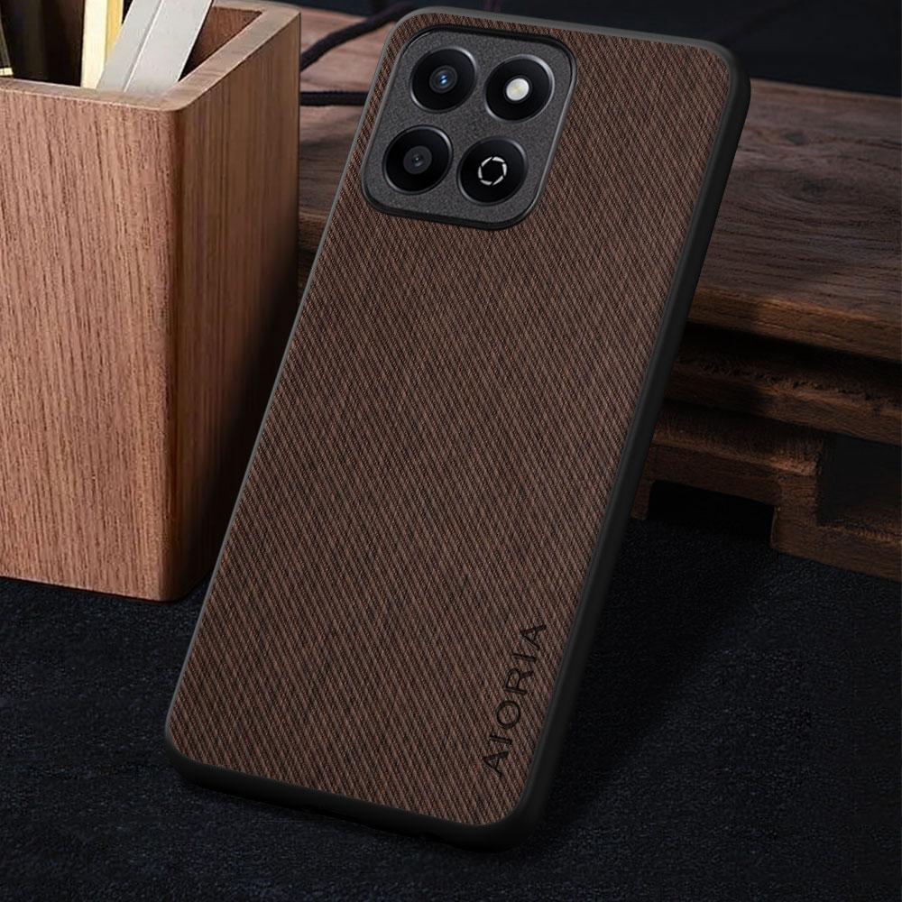 Case for Honor X7e X7d X7c X7b X7a coque Luxury Vintage cloth pattern leather Skin Phone cover funda for honor x7e case capa