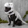 Dog Cat Dress Up Dark Dinosaur Skeleton Print Halloween Funny Pet Costume Small Medium Dogs Cats Clothes