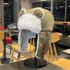 Soft Fluffy Ear Protection Hat Bear Ears Earmuffs Cap Fashion Warmth Cap  Women Men