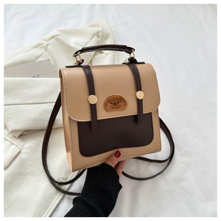 College style retro texture fashion 2025 new autumn and winter casual texture portable shoulder messenger bag women
