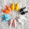 6pcs Box-packed Comfort Earplugs Noise Reduction Silicone Soft Ear Plugs PVC Rope Earplugs Protective for Swimming for Sleep