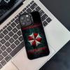 U-Umbrella Corporation Handyhülle Für iPhone 17,16,15,14,13,12,11,Pro,XS,Max,Plus,Mini,SE4,E Schwarz Matt Stoßfeste Hülle