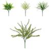 Faux Plant Wall Decor With Silk Grass Bundles For Indoor Home Decoration