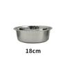 Durable 201 Stainless Steel Pet Bowl - Bite and Drop Resistant, Universal for Cats and Dogs