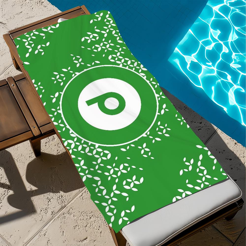 P-publix logo luxury P-paper Towel Large Quick-Drying Microfiber soft Beach Towel for Travel Fitness Sauna Bathing Camping