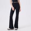 High-Waisted Butt-Lifting Yoga Leggings With Deep V Waistband Stretchy Flared Fitness Pants Women