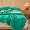 Grüne kühlende Sommerdecke, Ab-Seite mit kühlendem Gefühl Bettdecke. Glatte, atmungsaktive, seidige hautfreundliche Decke Heimtextilien 150*200cm