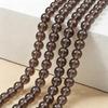Ice-Type Obsidian and Citrine Round Loose Beads for DIY Jewelry Making