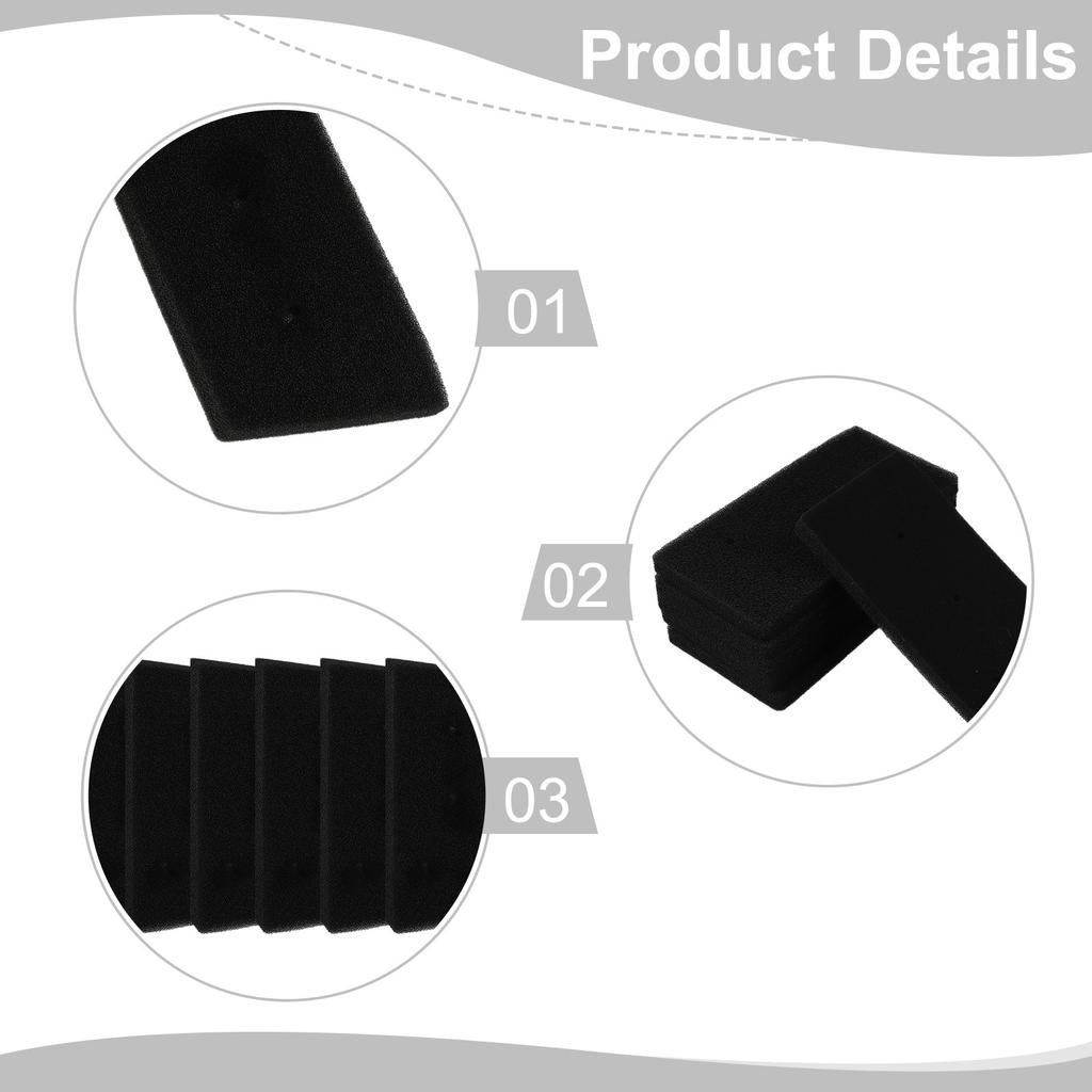 Reusable Filter Pad 230 X 115 X 14 Mm Dryer Filter Thick And Thin Foam Two-layer Filter Design Easy To Install