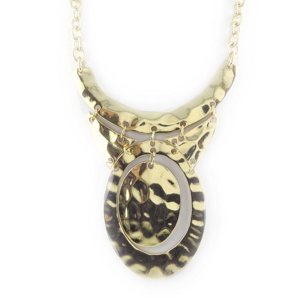 Les Trésors De Lily [L1577] - Collier créateur 'Cléopatra' doré