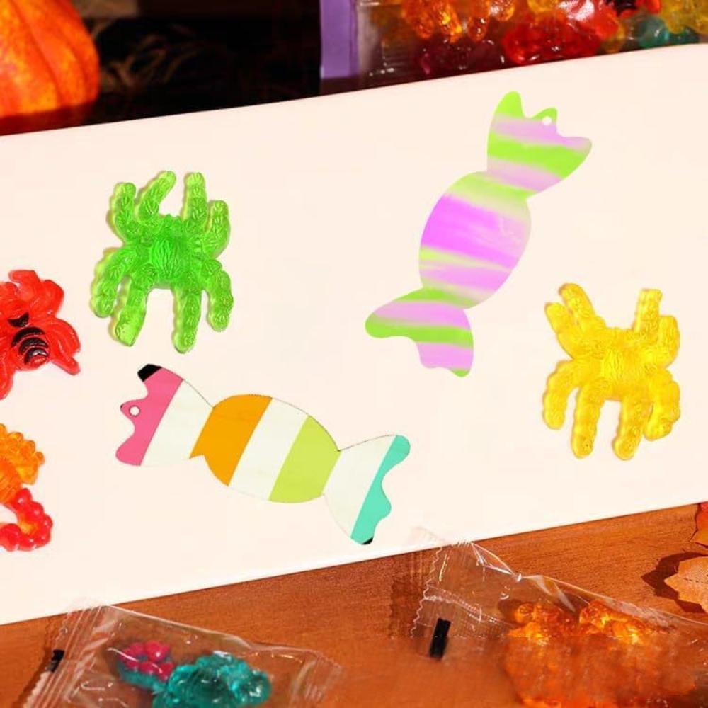 Diy Candy Wooden Handicrafts, Blank Wood Chip Decoration, Unfinished Candy Wood Chip Festival Decoration