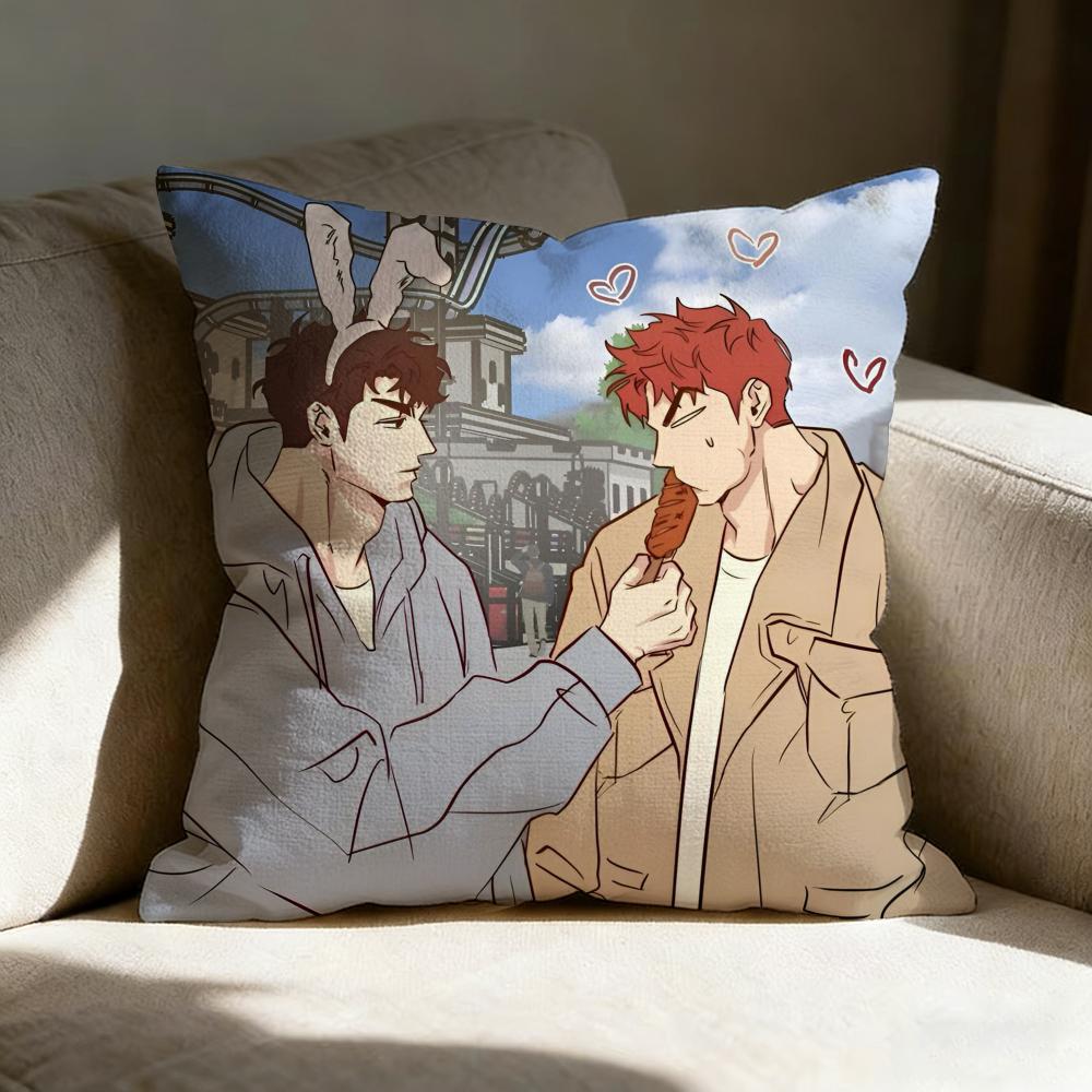 Bl Anime Manga H-High Clear Pillow Case pillowcase, double-sided printed, sofa cushion, bedroom headboard pillow