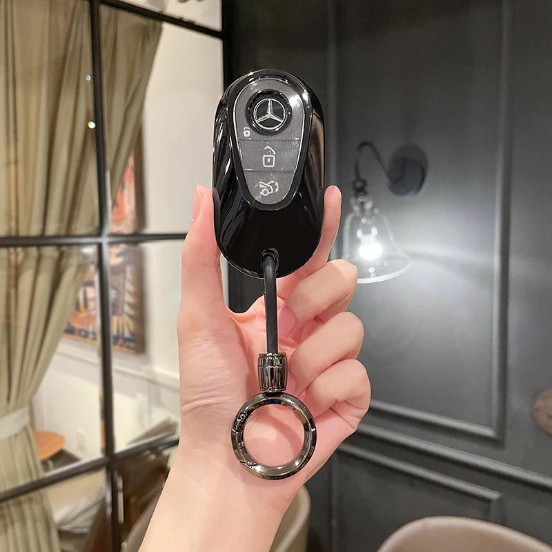 RPO5   For Mercedes Benz W206 W223 C S Class S350 C200 C260 C300 S400 S450 S500 2021 2022 2023 2024 TPU Car Key Case Cover