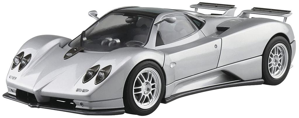 Aoshima Bunka Kyozaisha Řada Supercar Pagani Zonda C12S Plastikový model 1/24 č.7 '00