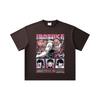 260 GSM Double Yarn 32 Count 100% Cotton Demon Slayer V28 Inosuke Print Unisex Heavy Cotton T Shirt
