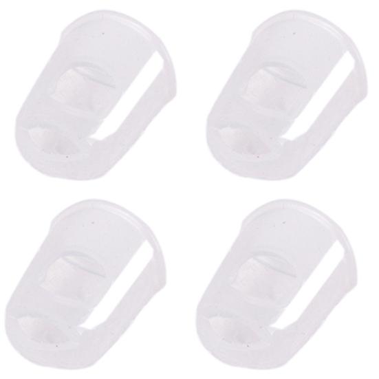 

4 шт./набор Напальчники Противоскользящий Вентилируемый Дизайн Силиконовые Защитные Накладки на Пальцы для Игры на Фортепиано для Любителя Музыкальных Инструментов L прозрачный