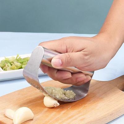 Wyciskarka do czosnku ze stali nierdzewnej Ręczna wyciskarka do czosnku i imbiru, rozdrabniacz do warzyw, narzędzia do krojenia i siekania czosnku, gadżety kuchenne