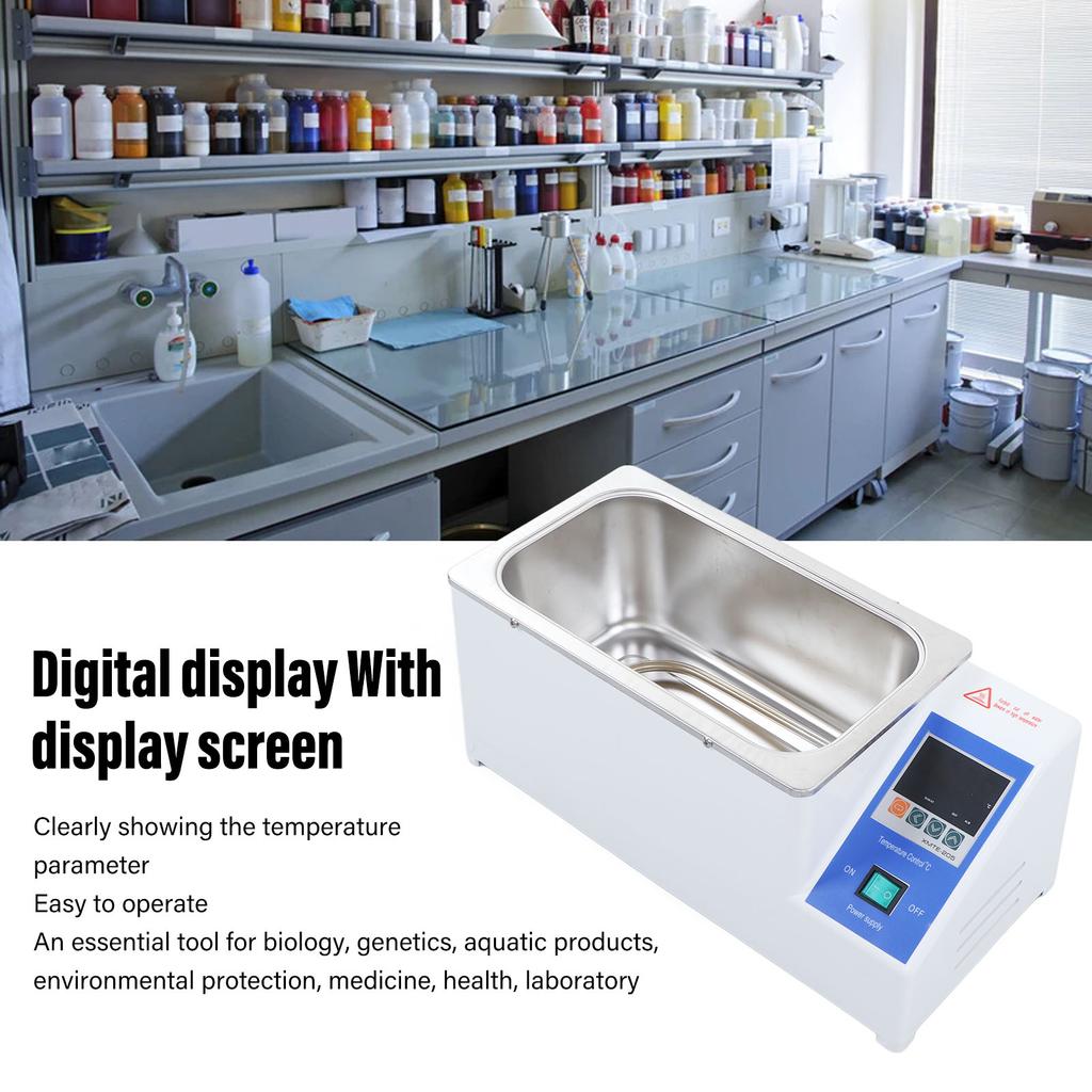 Digitales thermostatiches Wasserbad 600W 2-Loch Labor-Konstanttemperatur-Wasserbad-Behälter mit Timer
