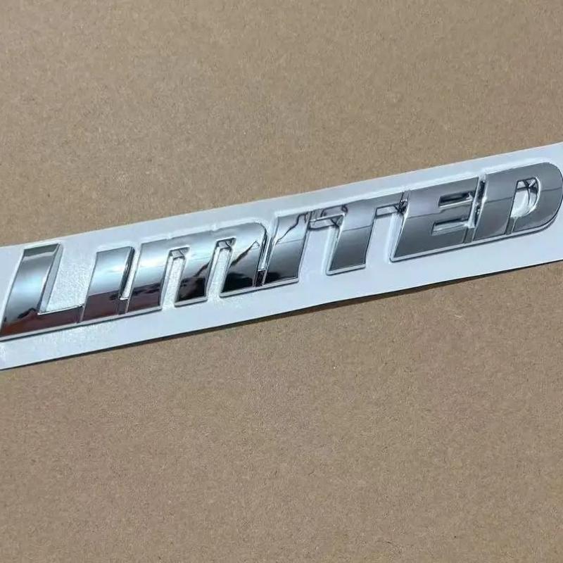 1X Universal Car LIMITED Edition Emblem Car Body Decoration Sticker 3D Car Trunk Badge Sticker ABS Auto Exterior Accessories