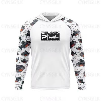 Cross-border Pelagic Fishing Suit Summer Sun Protection Long Sleeve Fishing Suit UV Protection Hooded Fishing Suit Upf50 +
