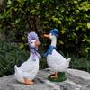 Cartoon Duck Garden Ornaments: Cute Animal Decor for Home and Courtyard