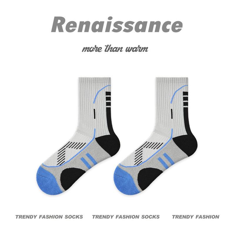 Ladies Spring and Autumn Professional Towel Base Running Jump Rope Sweat Absorbing Breathable Sports Socks