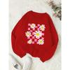 European sizes Kids' Round Neck Sweatshirt  - Spring & Fall Casual Sweater, Regular Fit Uniform or Casual Attire, Easy-Care ' Blouse