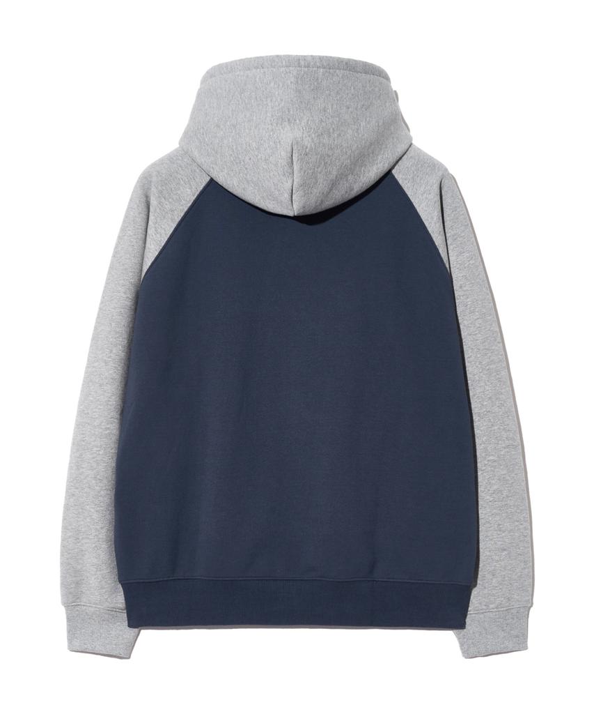 Applique Startail Raglan Hoodie_Vintage Navy