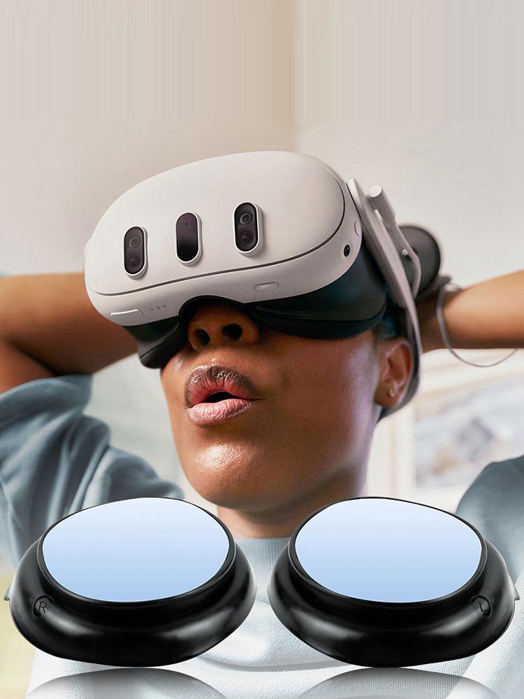 VR Lens Protector Anti-Scratch Lens Protective Cover Frame Anti-blue Lens R&L VR Glasses Lens Protection Frame for Meta Quest 3