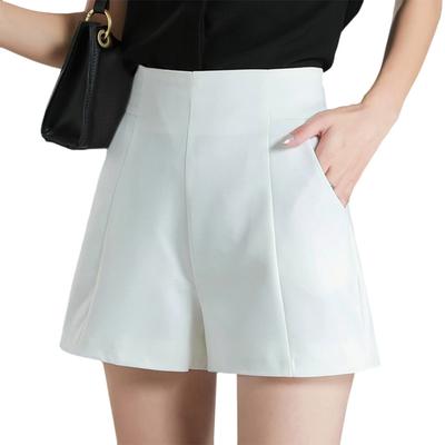 Women's Suit Shorts High-waisted Wide-leg Pants