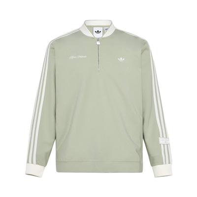 adidas Originals Dlxc U Crew Pullover Halbreißverschluss Sportpullover Gestricktes gestreiftes Sweatshirt Unisex-Sweatshirt KV8873