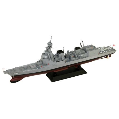 Pit Road 1/700 Skywave Series JMSDF DD-120 Shiranui Destroyer with Female JSDF Figure, Plastic Model J85F, Molded in Color