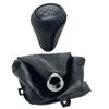 Leather Gear Shift Collars Lever Dust Cover 5 Speed Gear Shift Knob Stick Pen For Great Wall Hover H3 H5 2010 2011 2012 2013