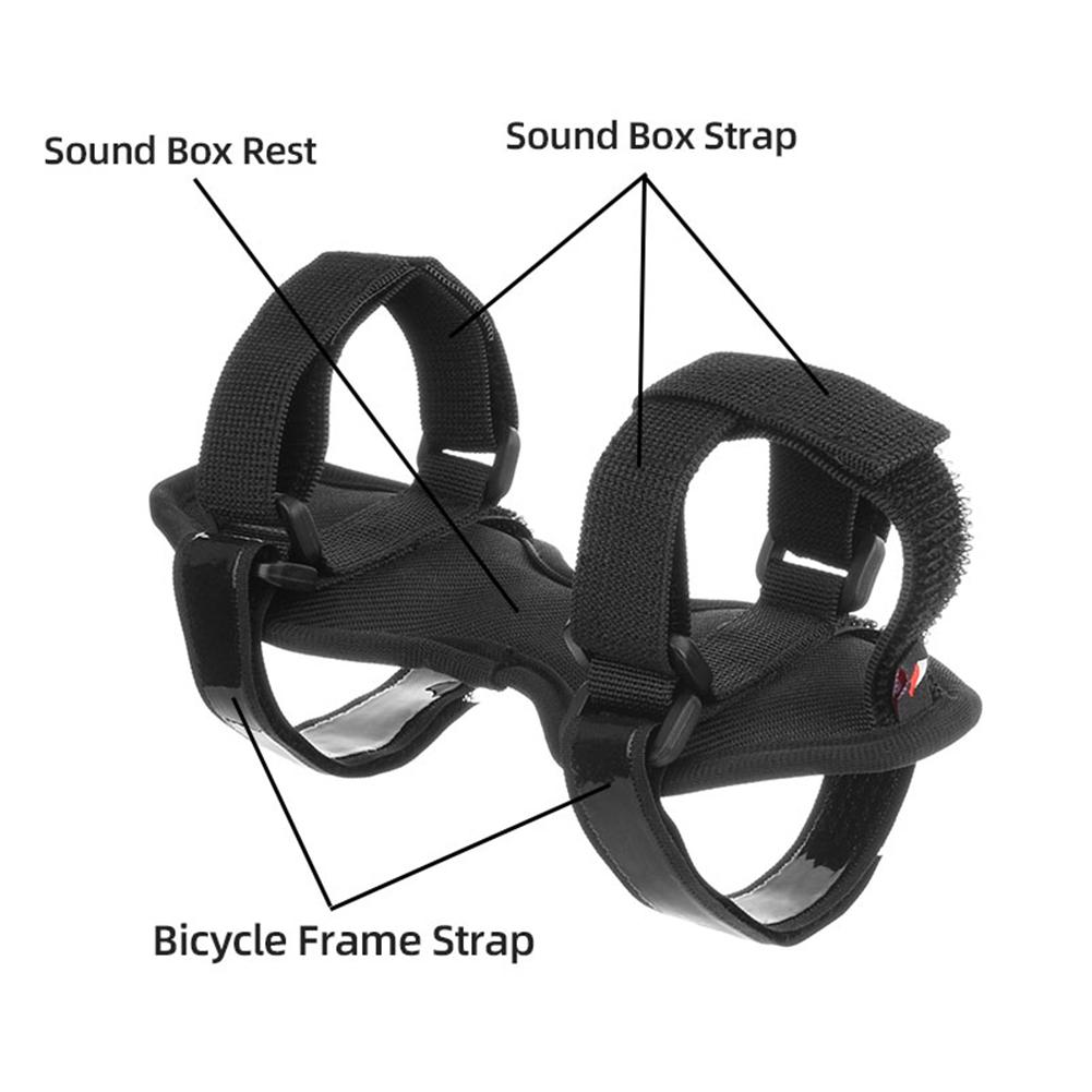 Portable Bicycle Speaker Fixing Mount Straps Mountain Bike Water Bottle Holder Cycling Accessories