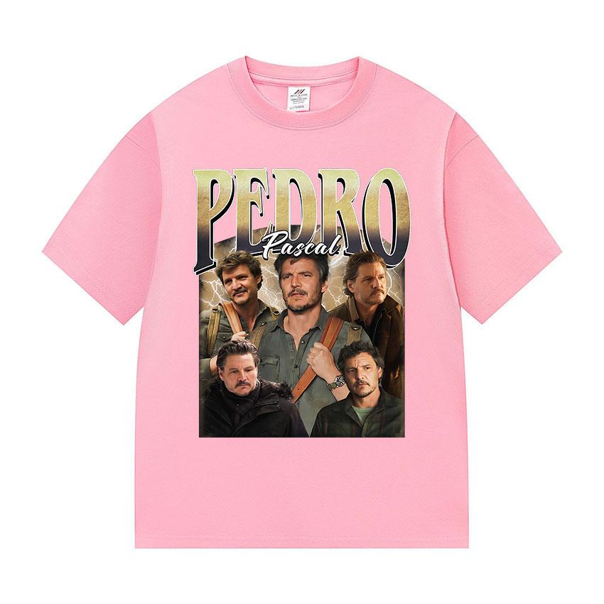 90s Pedro Pascal Vintage Graphic T Shirt Unisexs Women Harajuku Fashion Summer Tshirt Casual Cotton Oversized Tshirt Streetwear