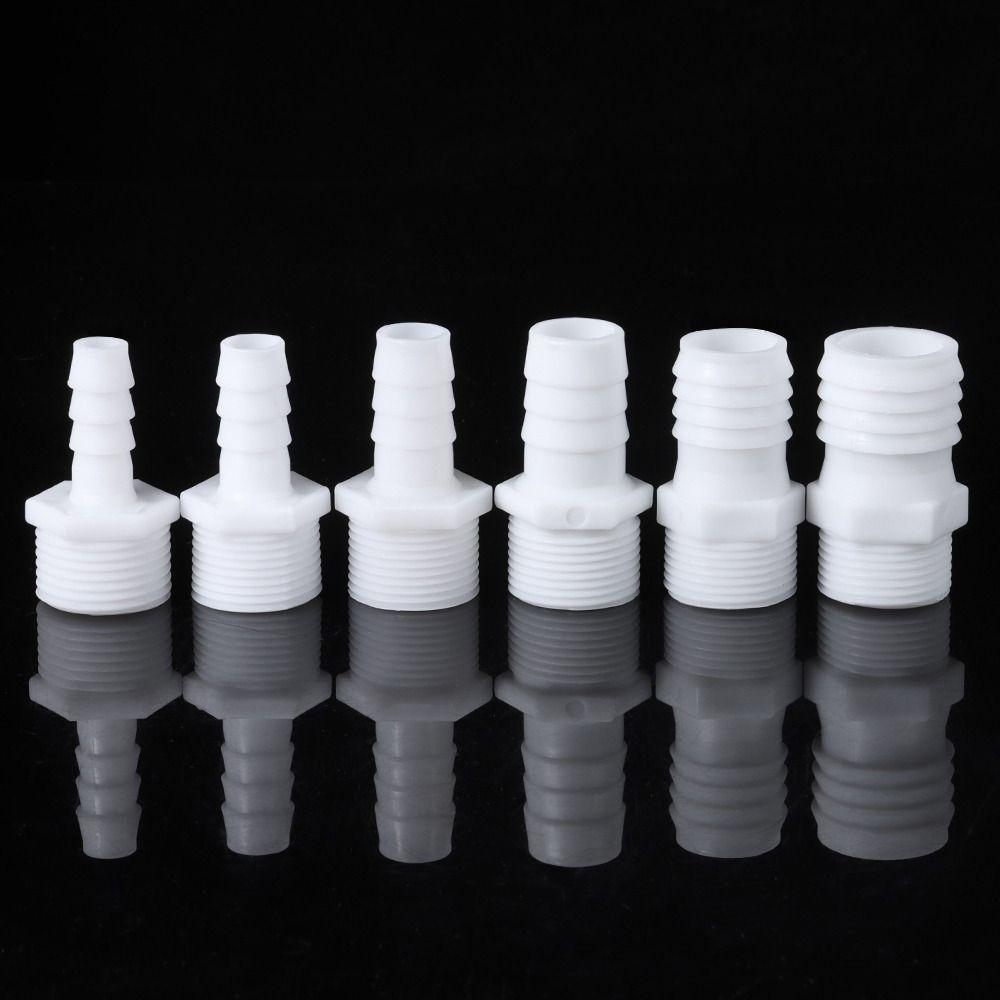 1/10Pcs Drip Irrigation System Pipe Coupler Pipe Fittings 3/4 Inch Thread To Barb Hose Connector