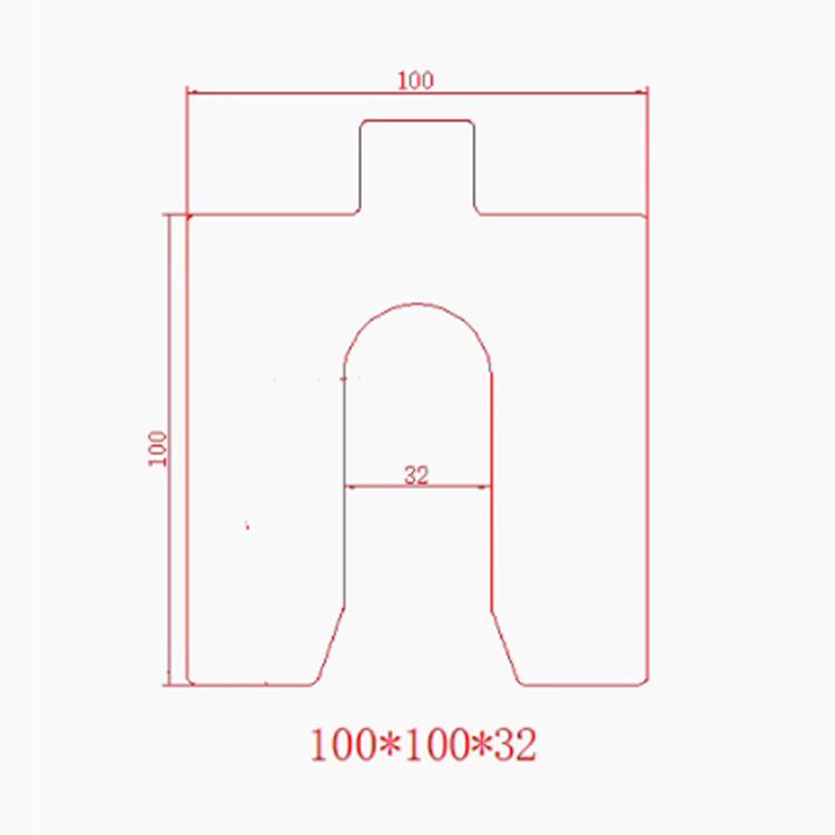 

304 Stainless Steel U-Shaped Open Slot Shim, 75x75/50x50, Type A/C for Machine Centering Adjustment.