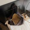 Solid Color Commuter Large Capacity Shoulder Bag Women's Crossbody Bag Underarm Bag