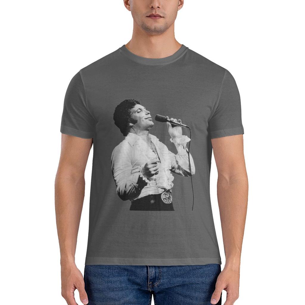 Tom Jones Live Rescue Me Era 1979 Vintage Anni '90 T-shirt Fluida Minimalista per il Pendolarismo T-shirt Monocolore